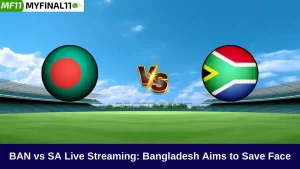 BAN vs SA Live Streaming: Bangladesh Aims to Save Face, South Africa Seeks to Keep Hopes Alive—Find Out Where to Watch the Match