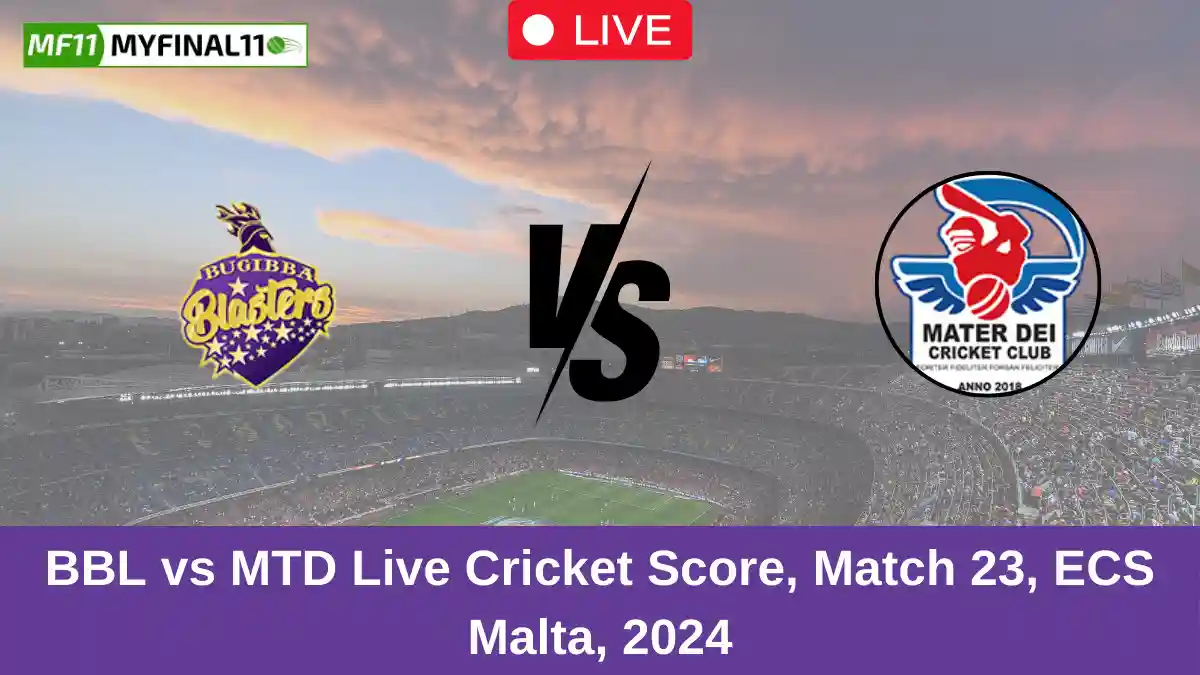 BBL vs MTD Live Cricket Score, Match 23, ECS Malta, 2024 (1)