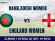 Get the best BD-W vs EN-W Dream11 Prediction fantasy team with BD-W vs EN-W Key player stats and pitch report for today's ICC Women's T20 World Cup 2024.