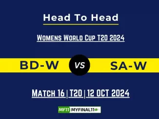 BD-W vs SA-W Player Battle, Head to Head Team Stats, Team Record - Dream11 ECC T10 2024