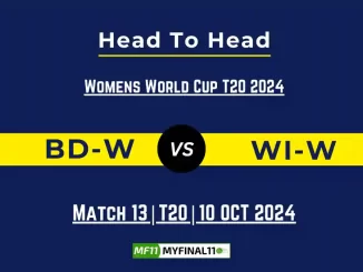 BD-W vs WI-W Player Battle, Head to Head Team Stats, Team Record - Dream11 ECC T10 2024