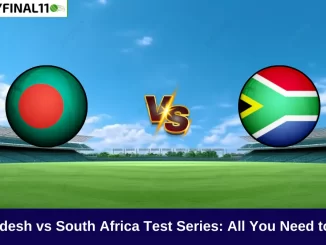 Bangladesh vs South Africa Test Series: All You Need to Know, How to Watch, and Match Details in One Click