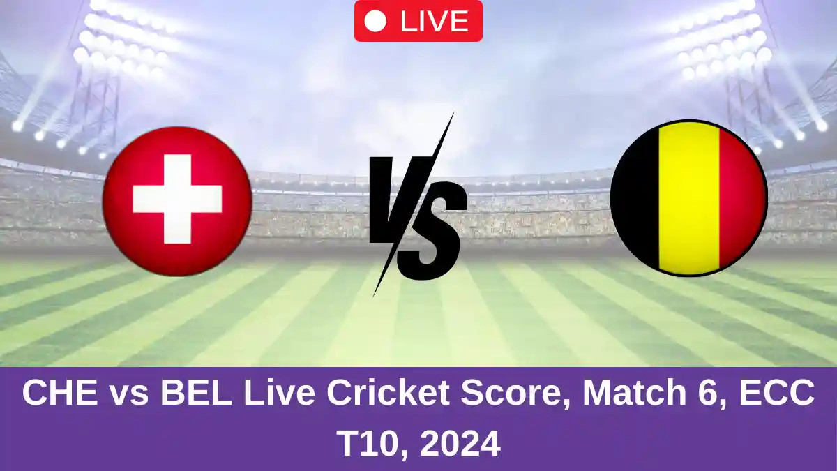 CHE vs BEL Live Cricket Score, Match 6, ECC T10, 2024