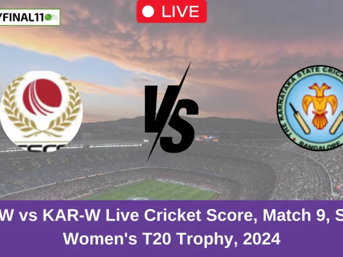 CHH-W vs KAR-W Live Cricket Score, Match 9, Senior Women's T20 Trophy, 2024