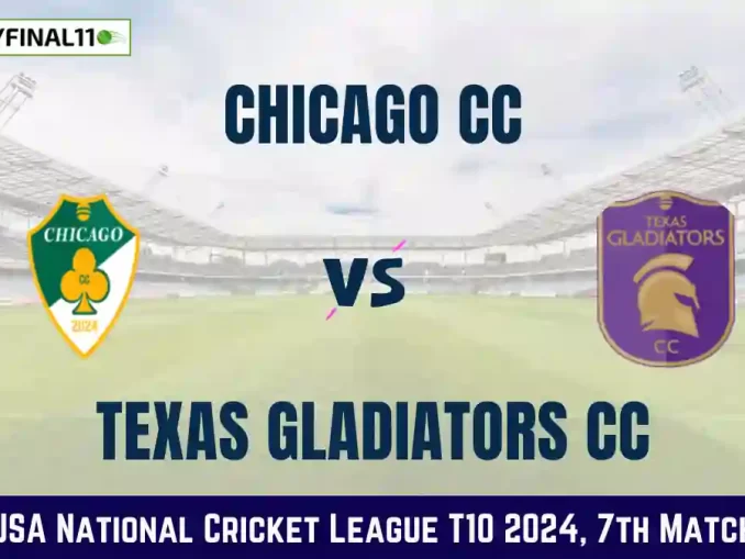 CHI vs TG Dream11 Prediction Today: Match 7 Pitch Report, and Key Player | USA National Cricket League T10 2024