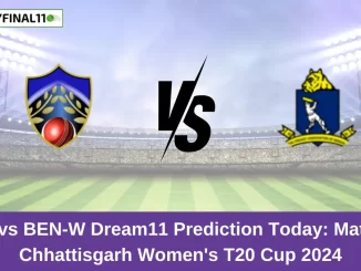 CRW vs BEN-W Dream11 Prediction Today: Match 9 Pitch Report, and Key Player | Chhattisgarh Women's T20 Cup 2024