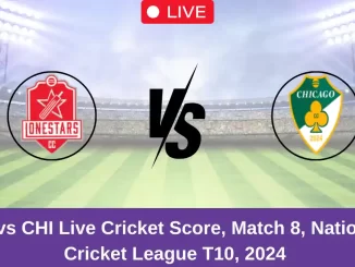 DL vs CHI Live Cricket Score, Match 8, National Cricket League T10, 2024