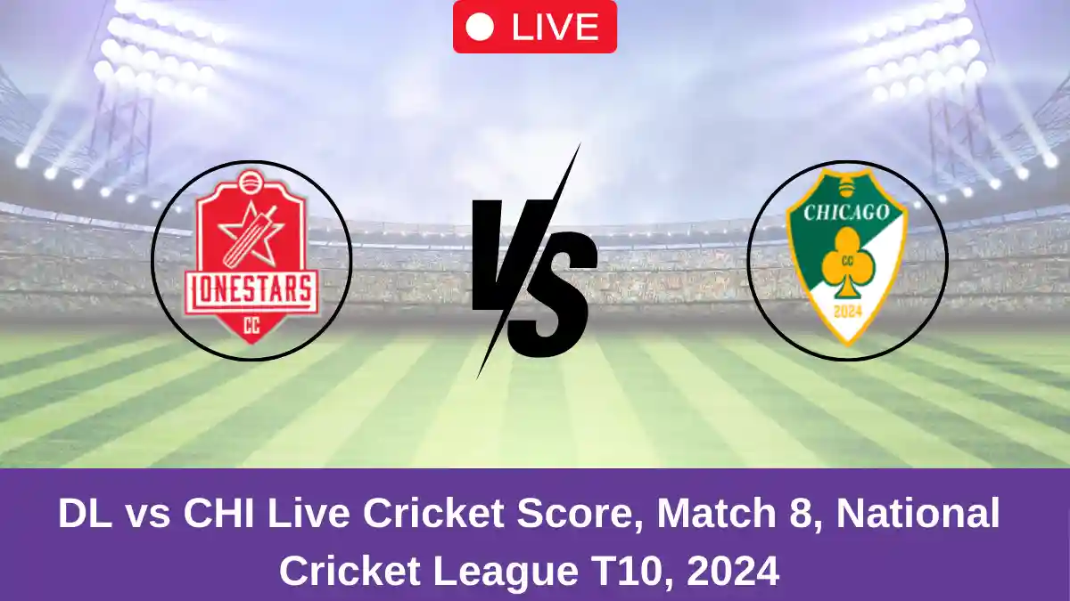 DL vs CHI Live Cricket Score, Match 8, National Cricket League T10, 2024