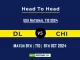 DL vs CHI Player Battle, Head to Head Team Stats, Team Record - USA National T10 2024