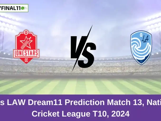 DL vs LAW Dream11 Prediction Match 13, National Cricket League T10, 2024