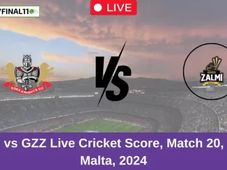 EDK vs GZZ Live Cricket Score, Match 20, ECS Malta, 2024