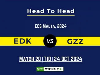 EDK vs GZZ Player Battle, Head to Head Team Stats, Player Record