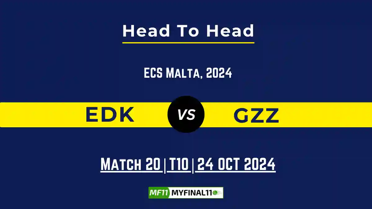 EDK vs GZZ Player Battle, Head to Head Team Stats, Player Record