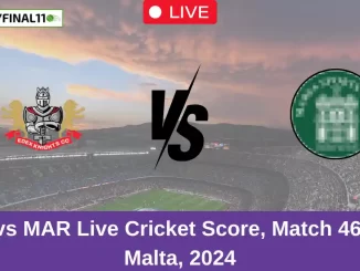 EDK vs MAR Live Cricket Score, Match 46, ECS Malta, 2024