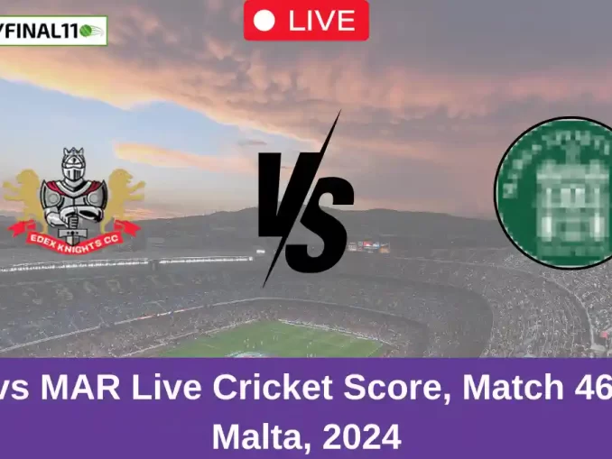 EDK vs MAR Live Cricket Score, Match 46, ECS Malta, 2024