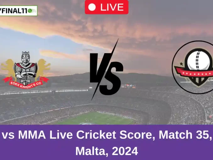 EDK vs MMA Live Cricket Score, Match 35, ECS Malta, 2024