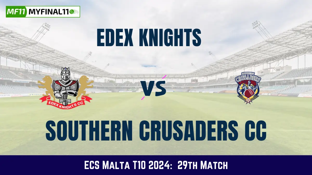 EDK vs SOC Dream11 Prediction Today: Match 29 Pitch Report, and Key Player | ECS Malta 2024