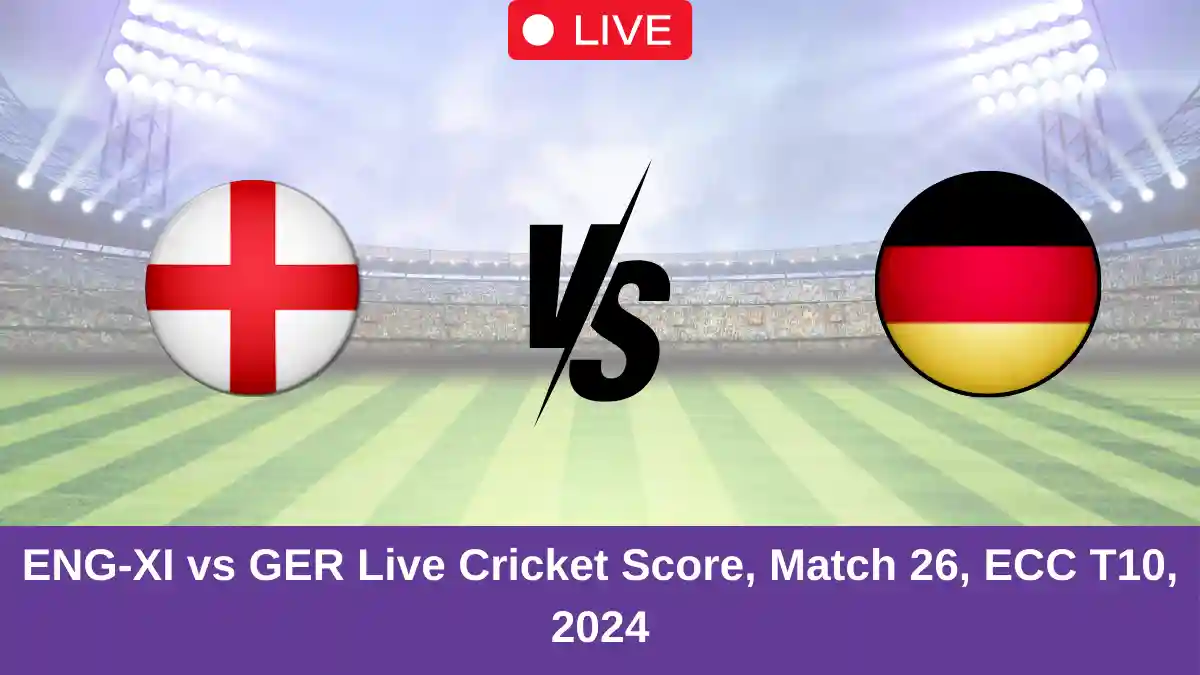 ENG-XI vs GER Live Cricket Score, Match 26, ECC T10, 2024