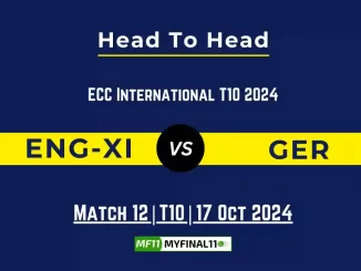 ENG-XI vs GER Player Battle, Head to Head Team Stats, Player Record