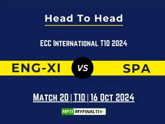 ENG-XI vs SPA Player Battle, Head to Head Team Stats, Player Record