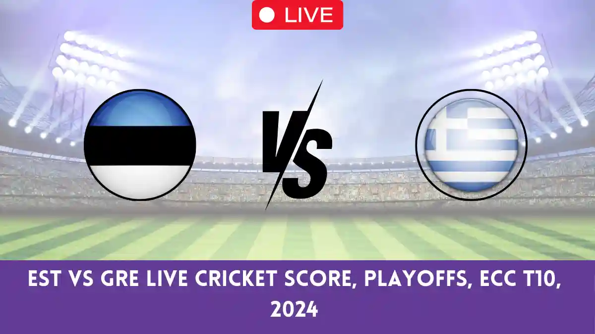 EST vs GRE Live Cricket Score, Playoffs, ECC T10, 2024