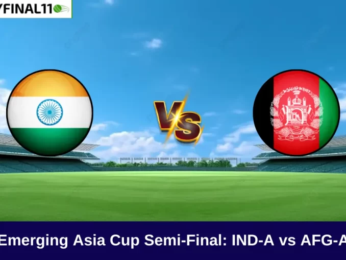 Where and When to Watch IND-A vs AFG-A Semi-Final 2? Find Out Here!