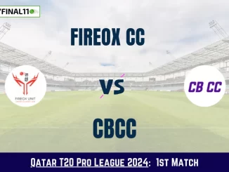 FCC vs CBCC Dream11 Prediction Today: Match 1 Pitch Report, and Key Player | Qatar T20 Pro League 2024