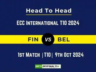 FIN vs BEL Player Battle, Head to Head Team Stats, Team Record - ECC International T10 2024