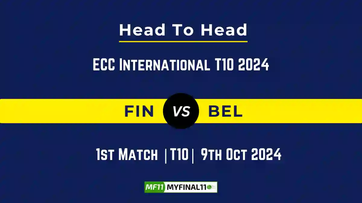 FIN vs BEL Player Battle, Head to Head Team Stats, Team Record - ECC International T10 2024