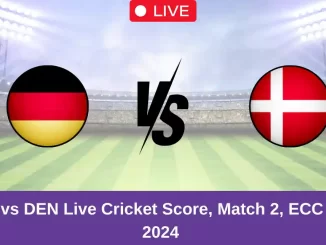 GER vs DEN Live Cricket Score, Match 2, ECC T10, 2024