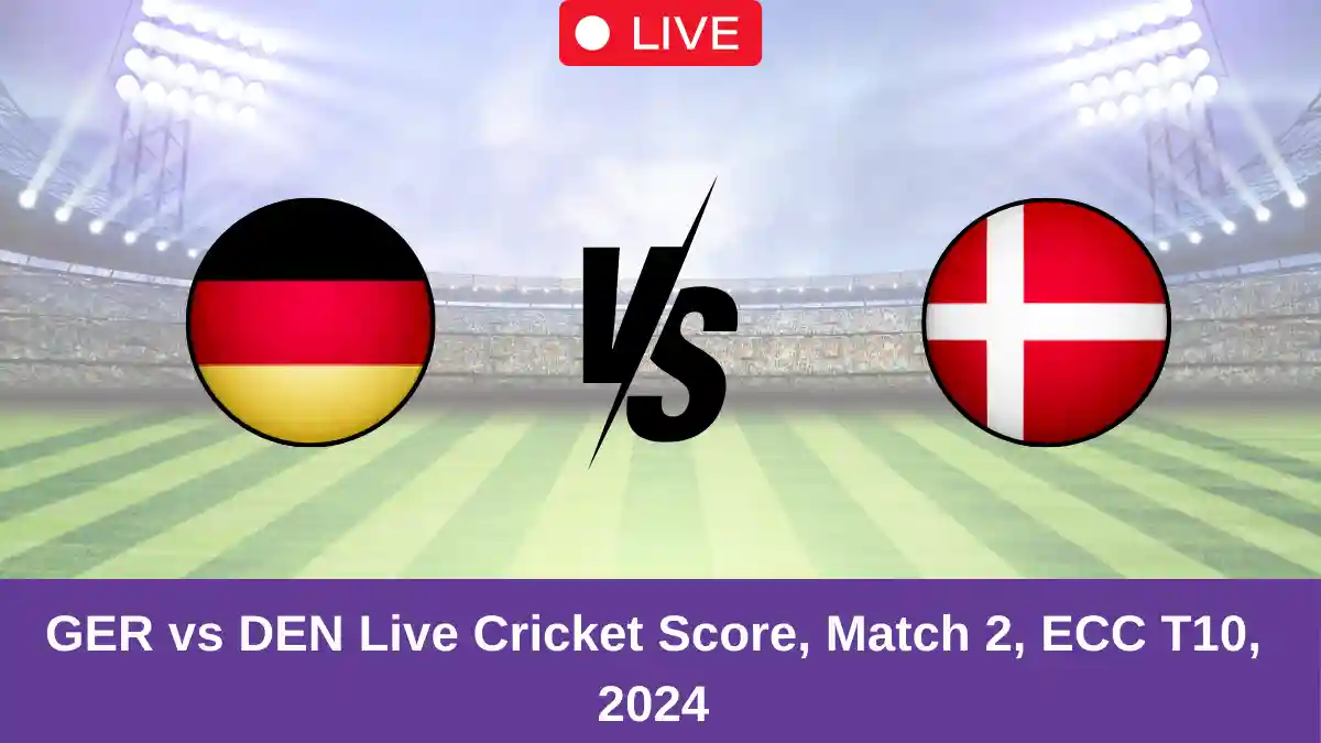 GER vs DEN Live Cricket Score, Match 2, ECC T10, 2024