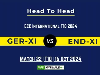 GER vs END-XI Player Battle, Head to Head Team Stats, Player Record