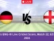 GER vs ENG-XI Live Cricket Score, Match 22, ECC T10, 2024