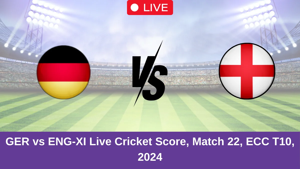 GER vs ENG-XI Live Cricket Score, Match 22, ECC T10, 2024