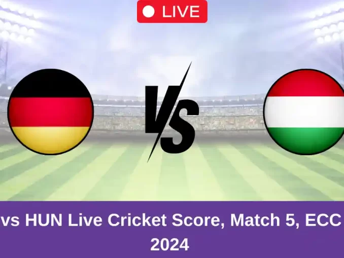 GER vs HUN Live Cricket Score, Match 5, ECC T10, 2024