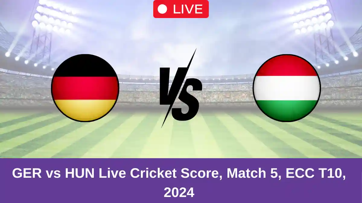 GER vs HUN Live Cricket Score, Match 5, ECC T10, 2024