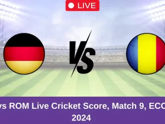 GER vs ROM Live Cricket Score, Match 9, ECC T10, 2024