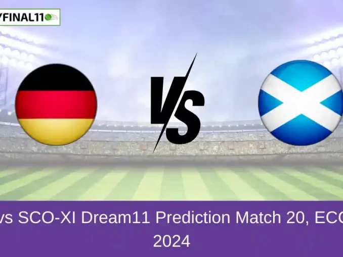 GER vs SCO-XI Dream11 Prediction Match 20, ECC T10, 2024