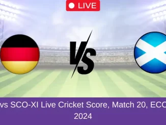 GER vs SCO-XI Live Cricket Score, Match 20, ECC T10, 2024