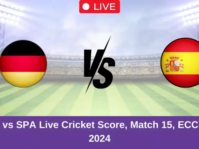 GER vs SPA Live Cricket Score, Match 15, ECC T10, 2024