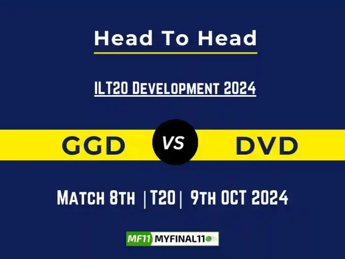 GGD vs DVD Player Battle, Head to Head Team Stats, Team Record - USA National T10 2024