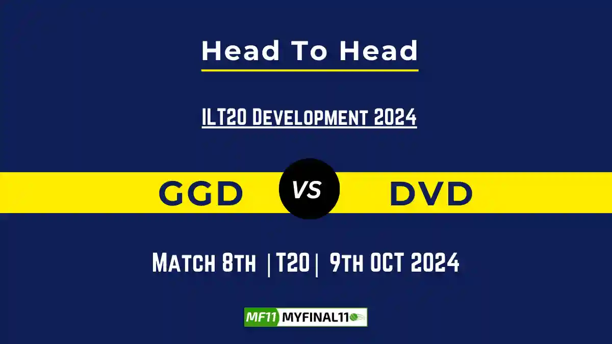 GGD vs DVD Player Battle, Head to Head Team Stats, Team Record - USA National T10 2024