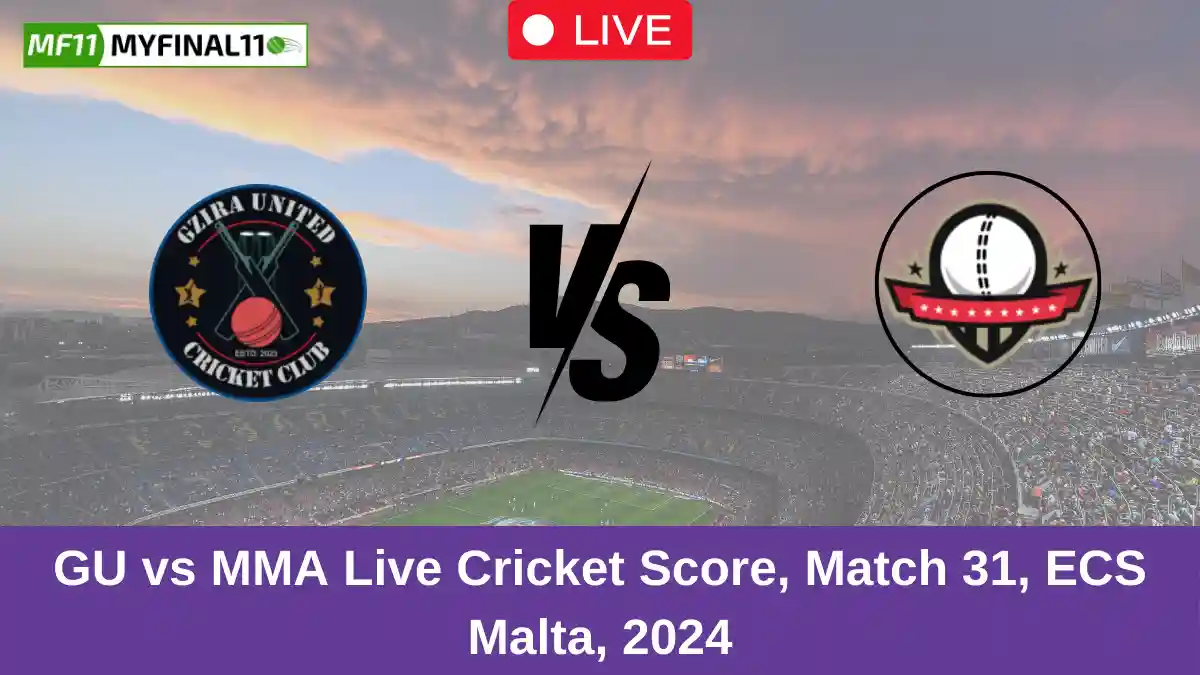 GU vs MMA Live Cricket Score, Match 31, ECS Malta, 2024