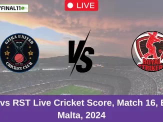 GU vs RST Live Cricket Score, Match 16, ECS Malta, 2024