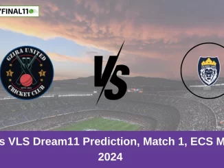 GU vs VLS Dream11 Prediction, Match 1, ECS Malta, 2024