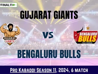 Kabaddi 2024: GUJ vs BLR Dream11 Prediction Today Kabaddi 6th Match, Key Player & Fantasy Tips