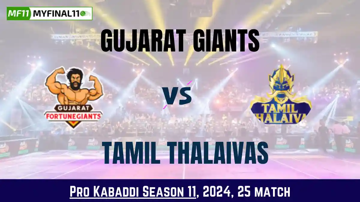 GUJ vs TAM Dream11 Prediction