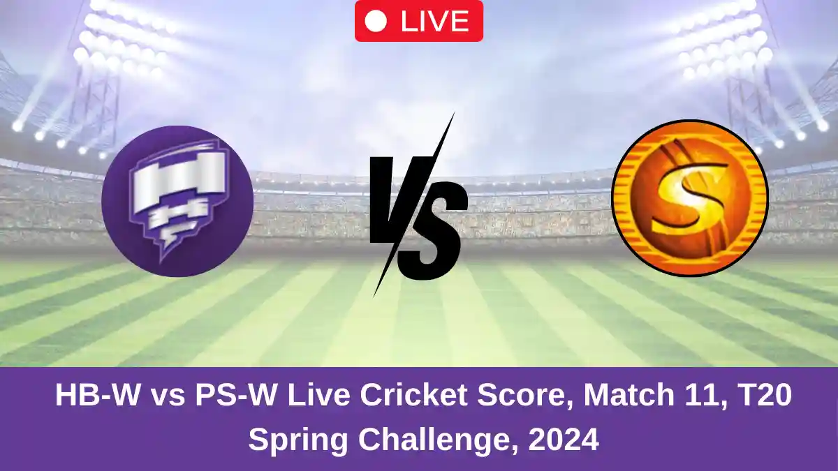 HB-W vs PS-W Live Cricket Score, Match 11, T20 Spring Challenge, 2024