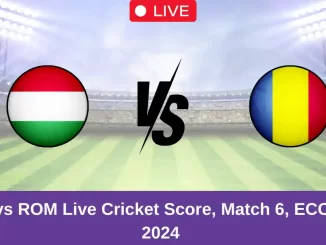 HUN vs ROM Live Cricket Score, Match 6, ECC T10, 2024