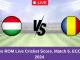 HUN vs ROM Live Cricket Score, Match 6, ECC T10, 2024